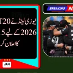 New Zealand Announces T20 World Cup 2026 Squad