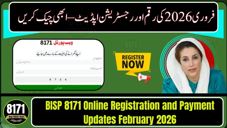 BISP 8171 Online Registration and Payment Updates February 2026