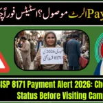 BISP 8171 Payment Alert 2026: Check Your Status Before Visiting Camps