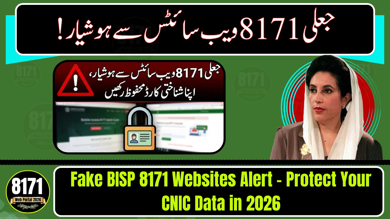 Fake BISP 8171 Websites Alert – Protect Your CNIC Data in 2026