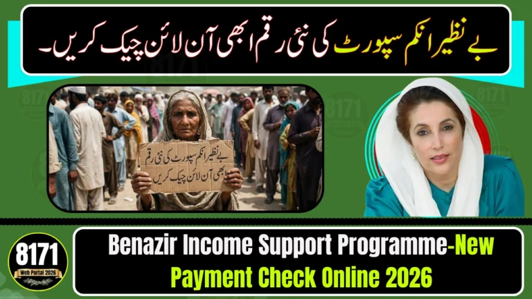 Benazir Income Support Programme New Payment Check Online 2026