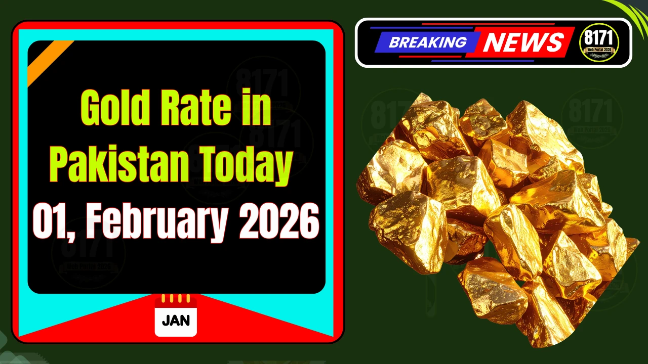 Gold Rate in Pakistan Today 01, February 2026
