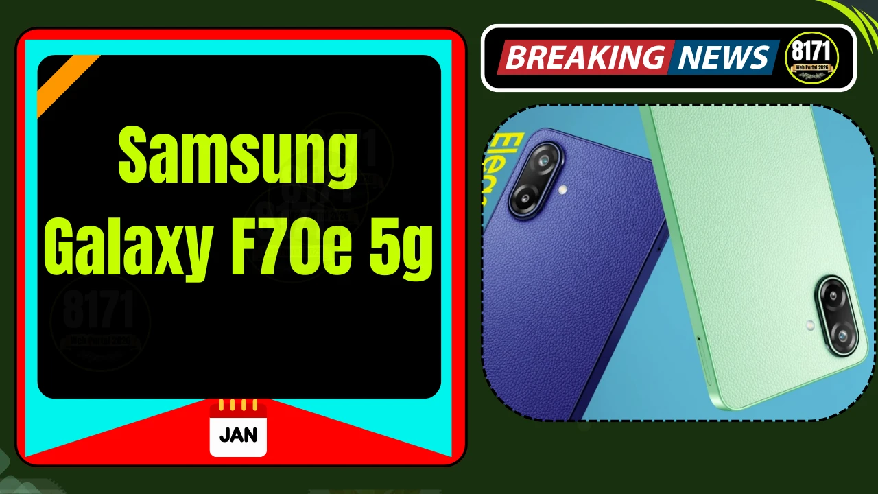 Samsung Galaxy F70e 5G Launch Date Confirmed With 6,000mAh Battery