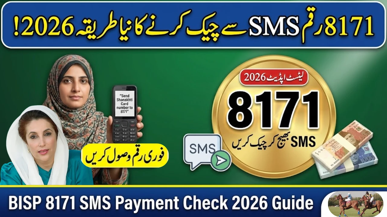 How to Check 8171 Payment by SMS in Pakistan (Latest Method – 2026)
